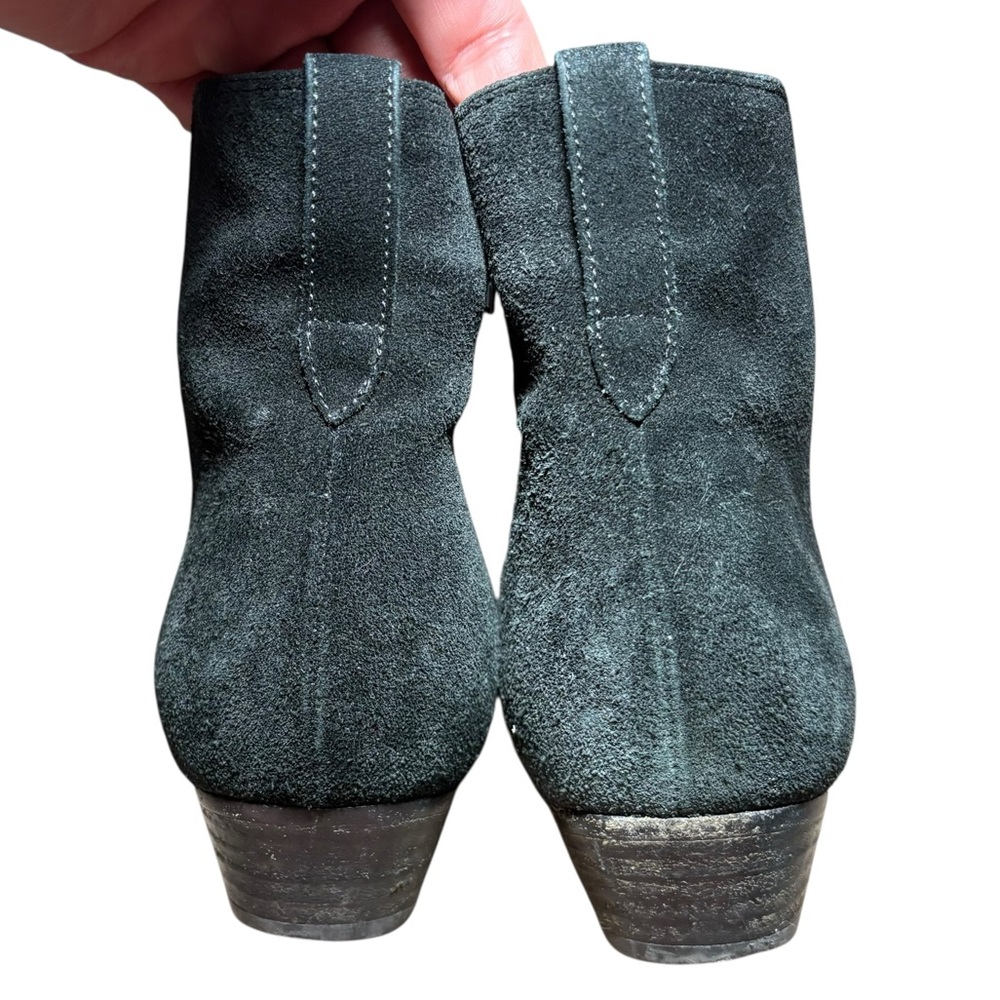 ISABEL MARANT Etoile | Women’s Black Suede Patsha Ankle Stretch Bootie size 39 - Picture 9 of 15